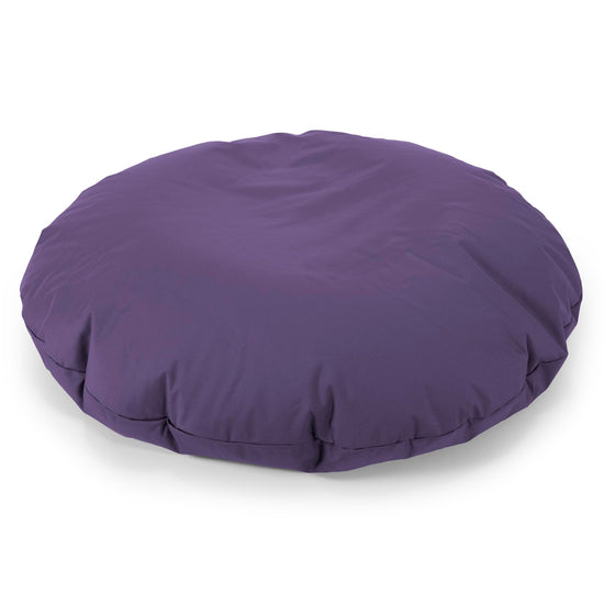 Flexforma Pyöreä Lasten Säkkituoli-lattiatyyny 2–14-vuotiaille - Helppo Puhdistaa Violetti 01