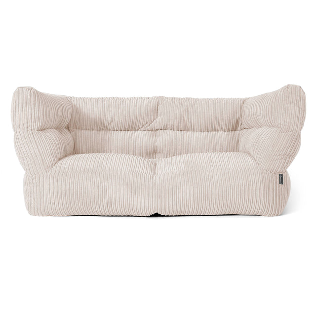 Louis 2-paikkainen Säkkituolisohva - Vakosametti Norsunluu 01