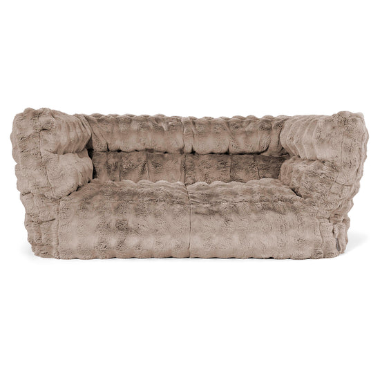 Albert 2-paikkainen Säkkituolisohva 2.0 - Tekoturkis Kupla Minkki 01