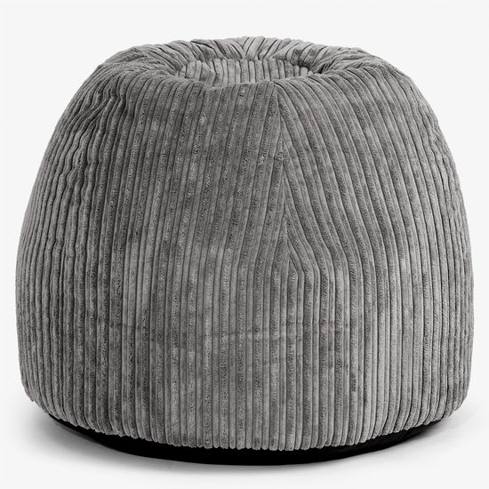 Ergonominen Toimisto-pouf-tuoli - Vakosametti Grafiitti - 01