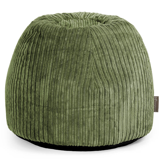 Meikkipöydän Puffjakkara - Vakosametti Metsänvihreä - 01