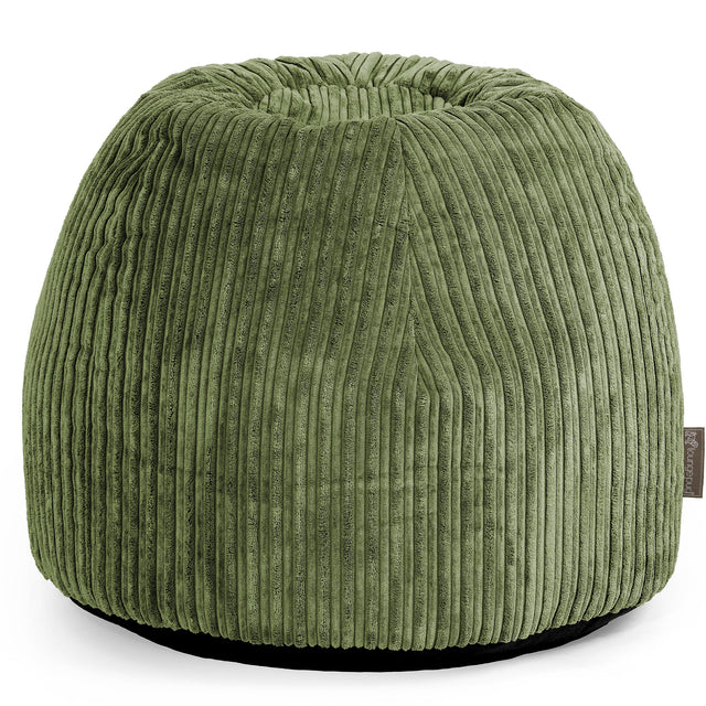 Meikkipöydän Puffjakkara - Vakosametti Metsänvihreä - 01