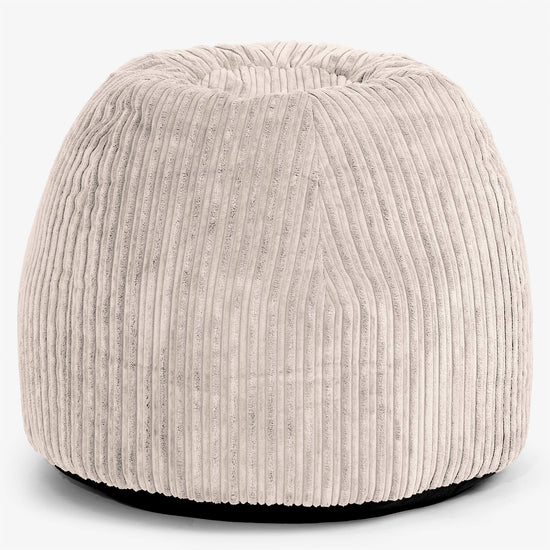 Ergonominen Toimisto-pouf-tuoli - Vakosametti Norsunluu - 01