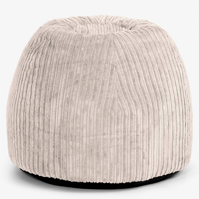 Ergonominen Toimisto-pouf-tuoli - Vakosametti Norsunluu - 01