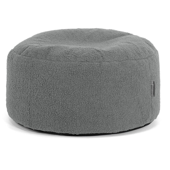 Iso Pyöreä Rahi Jakkara - Buklee Harmaa 01