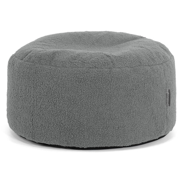 Iso Pyöreä Rahi Jakkara - Buklee Harmaa 01