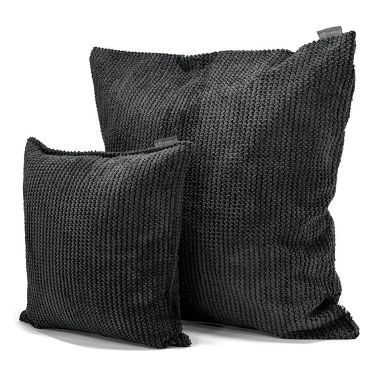 Jättityynynsuojus 70 x 70cm - Pompula Musta 02