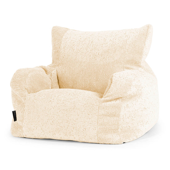 Josephine-Säkkituoli Nojatuoli - Ylellinen Chenille Norsunluu 01