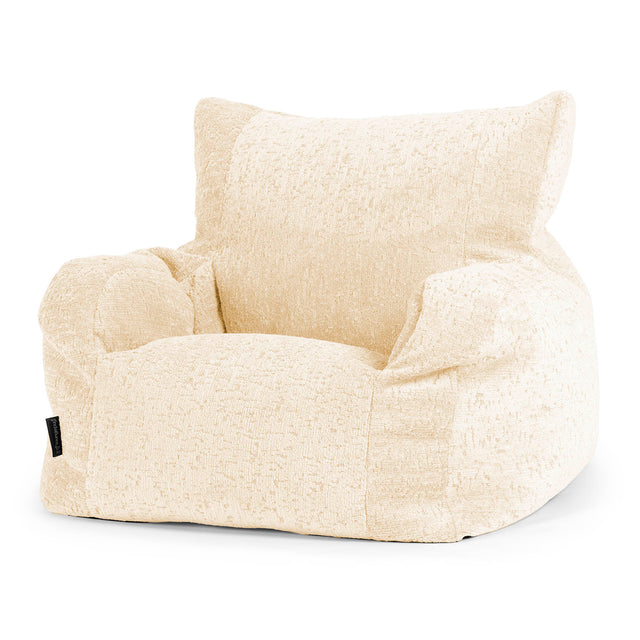 Josephine-Säkkituoli Nojatuoli - Ylellinen Chenille Norsunluu 01
