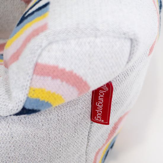 Taapero Nojatuoli 1-3 vuotta - Neulottu Sateenkaari 02