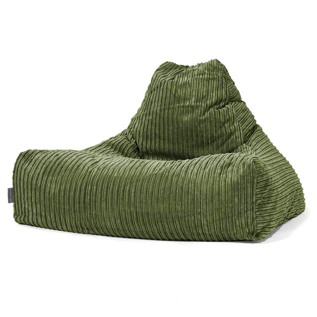 Lounge-Säkkituoli - Vakosametti Metsänvihreä 01