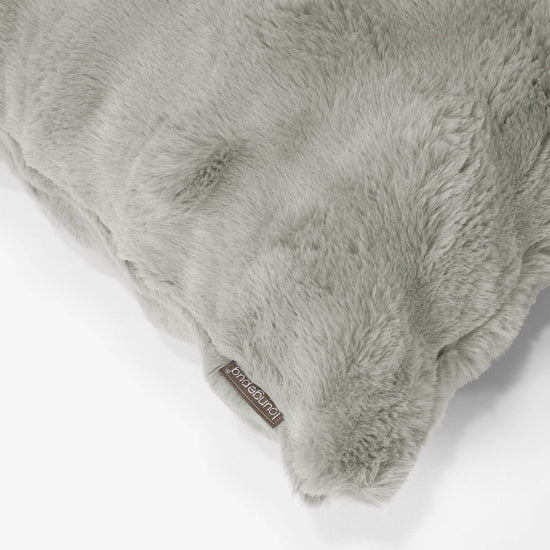 Tyynynsuojus 35 x 50cm - Tekoturkis Kupla Salviavihreä 02