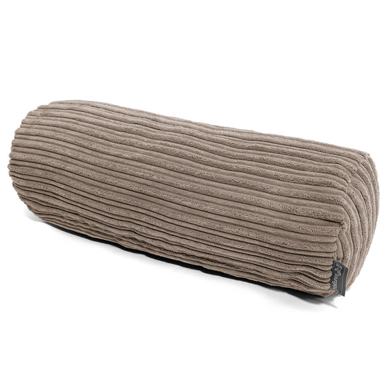 Putkityynynsuojus 20 x 55cm - Vakosametti Harmaabeige 01