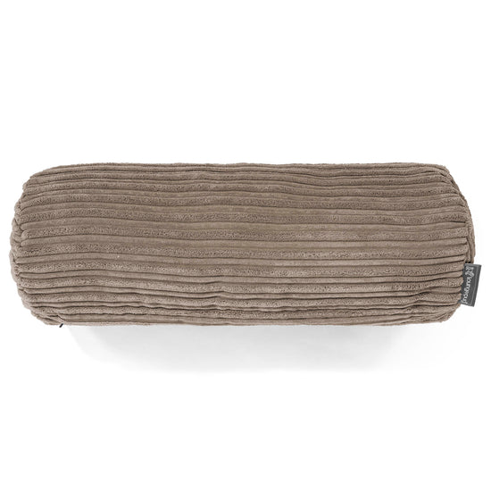 Putkityynynsuojus 20 x 55cm - Vakosametti Harmaabeige 02