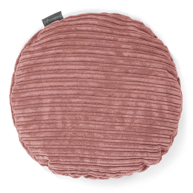 Pyöreä Tyynynsuojus 50cm - Vakosametti Persikka 01