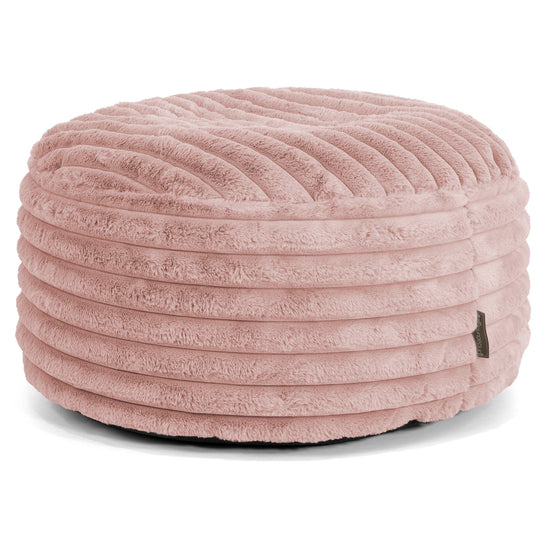 Pyöreä Rahi - Ultrapehmeä Vakosametti Puuteripinkki 01