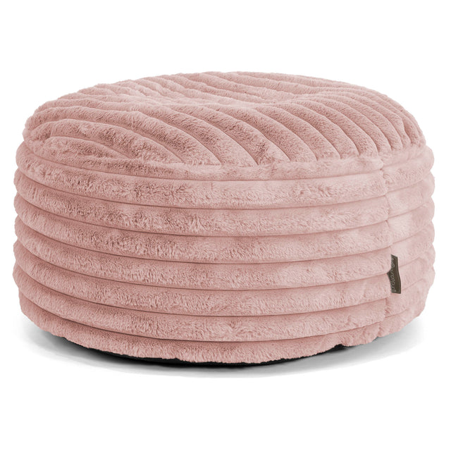 Pyöreä Rahi - Ultrapehmeä Vakosametti Puuteripinkki 01
