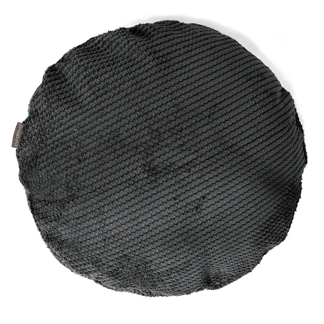 Pyöreä Tyynynsuojus 50cm - Pompula Musta 01