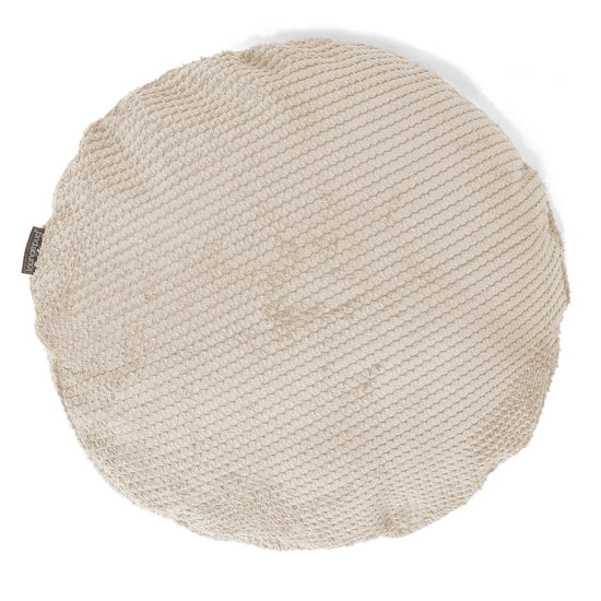 Pyöreä Tyynynsuojus 50cm - Pompula Norsunluu 01