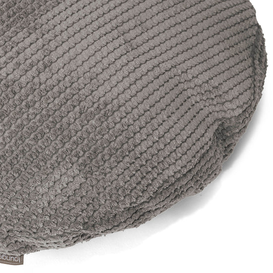 Pyöreä Tyynynsuojus 50cm - Pompula Hiilen harmaa 02
