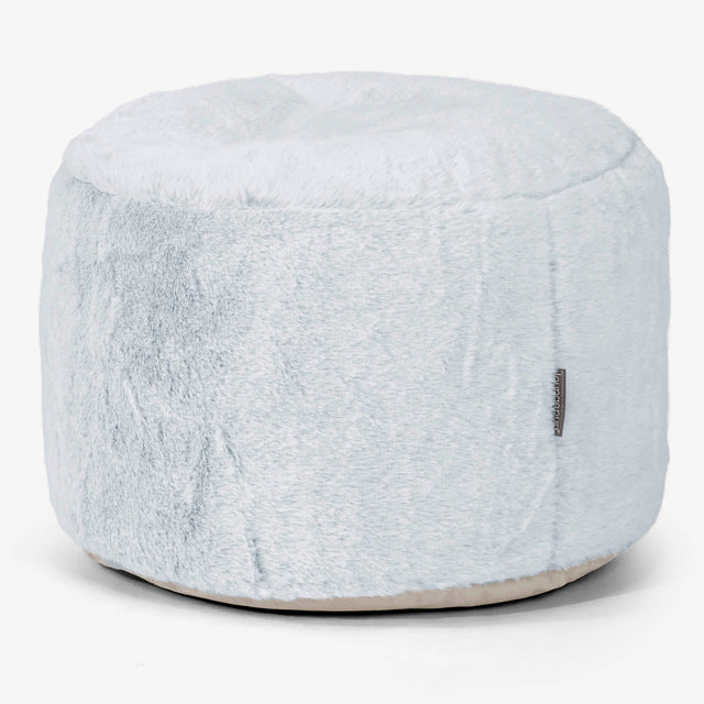 Pieni Pyöreä Rahi Jakkara Vaihtopäällinen - Kanitekoturkis 01