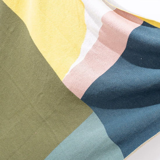 Sohvan Peite / Peitto - Neulottu Geometrinen Väritäplä Vihreä 02