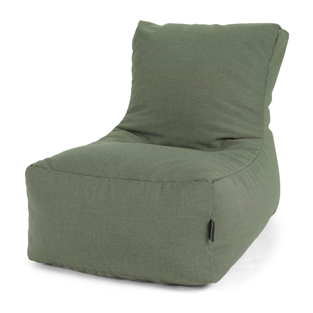 Lounge-Säkkituoli Ulos - Sunbrella Oliivi 01