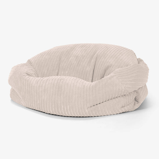 Sabine Sohvasäkkituoli - Vakosametti Norsunluu 01