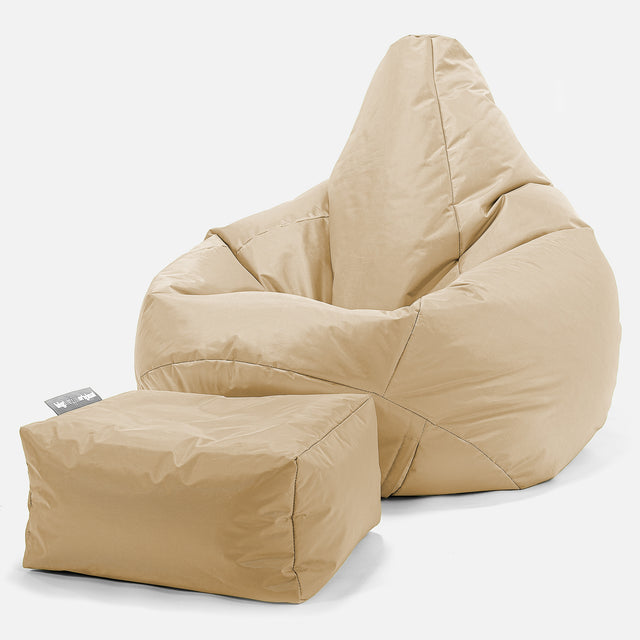 Säkkituoli Lepotuoli - SmartCanvas™ Beige 01