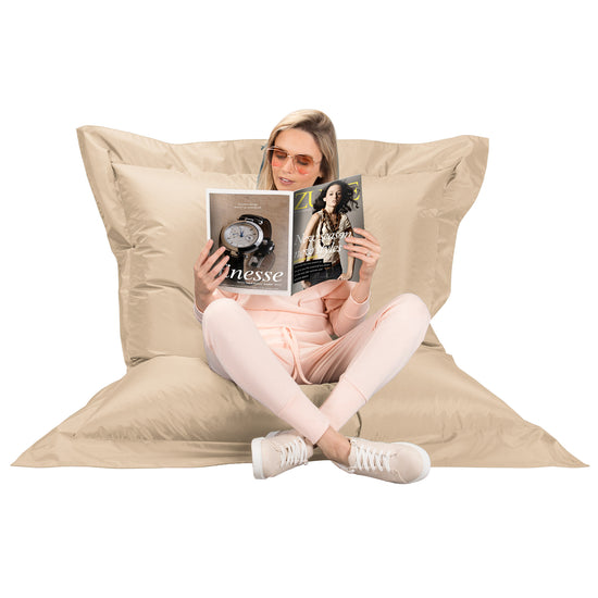 Säkkituoli XXL Ulos - SmartCanvas™ Beige 02