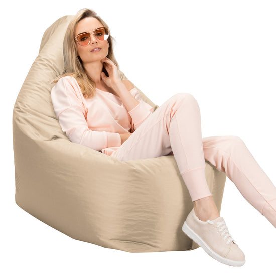 Säkkituoli XXL Ulos - SmartCanvas™ Beige 04