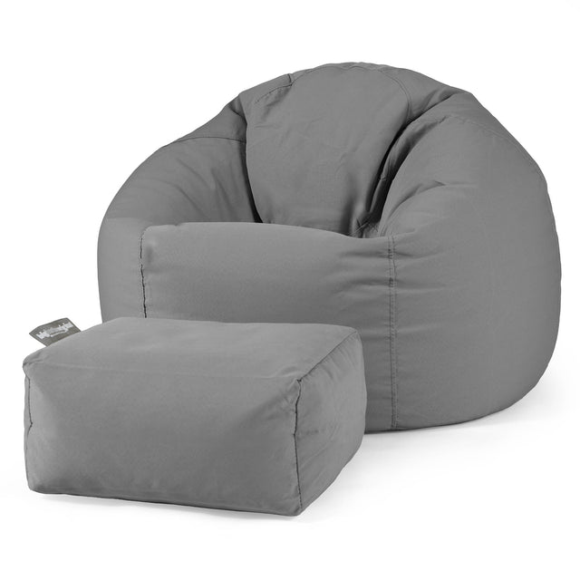 SoleiStorm™ Ultra 2000 h+ Säkkituoli Sotka - Olefin Keskiharmaa 02