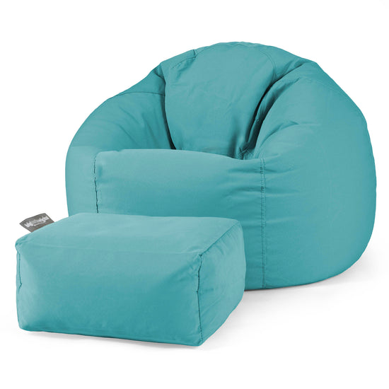SoleiStorm™ Ultra 2000 h+ Säkkituoli Sotka - Olefin Syaani 02