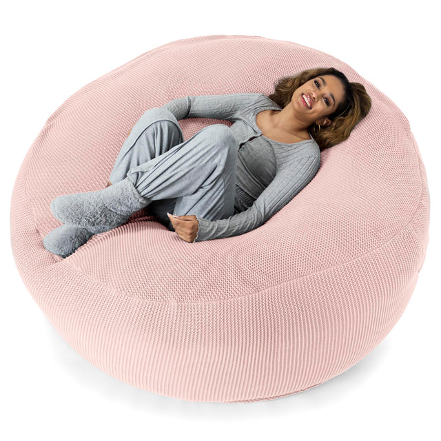 LOUNGE PUG®, Iso Säkkituoli Sohva XXL 'Mega-Mammutti', Jättisäkkituoli, Vauva vaaleanpunainen