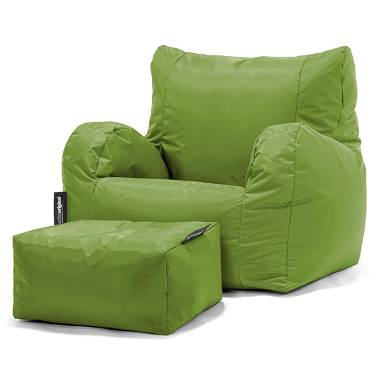 Säkkituoli Nojatuoli - SmartCanvas™ Limetti 02