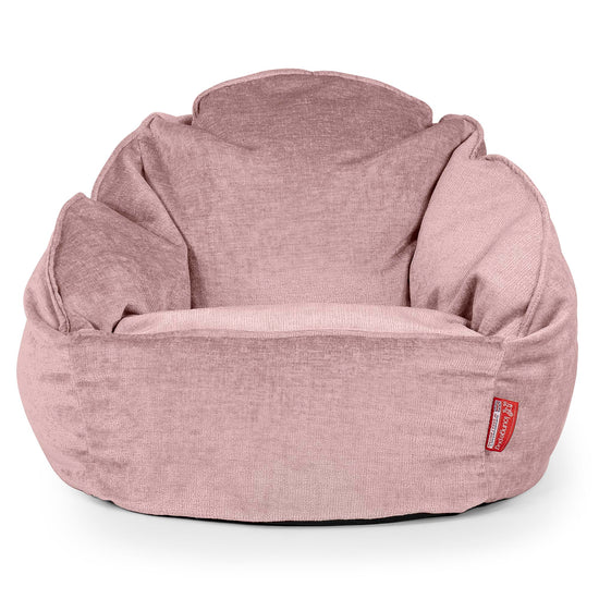 Bubble-säkkituoli - Chenille Vaaleanpunainen 01