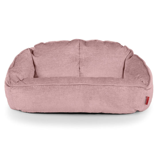 Bubble-säkkituolisohva - Chenille Vaaleanpunainen 01