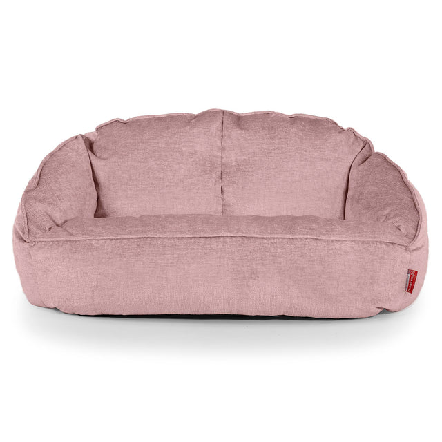 Bubble-säkkituolisohva - Chenille Vaaleanpunainen 01