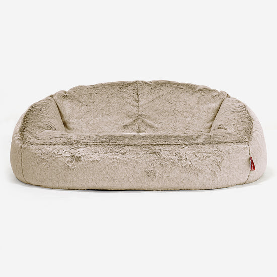 Bubble-säkkituolisohva - Kanitekoturkis Kullanruskea 01