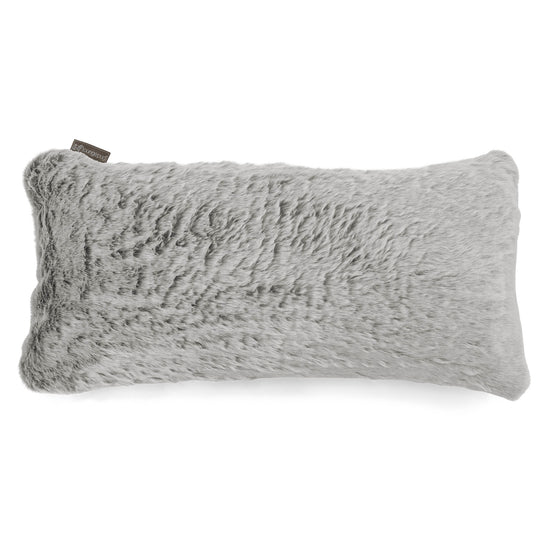 Jättimäinen Tyyny 40 x 80cm - Kanitekoturkis Vaaleanharmaa 01