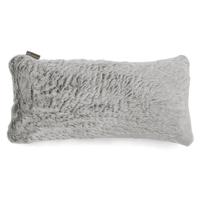 Jättimäinen Tyyny 40 x 80cm - Kanitekoturkis Vaaleanharmaa 01