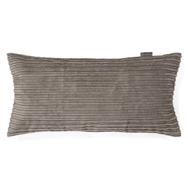 Jättimäinen Tyyny 40 x 80cm - Vakosametti Grafiitti 01
