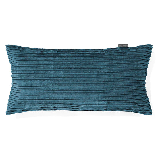 Jättimäinen Tyyny 40 x 80cm - Vakosametti Laivastonsininen 01