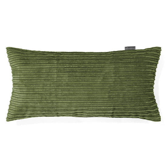 Jättimäinen Tyynynsuojus 40 x 80cm - Vakosametti Metsänvihreä 01
