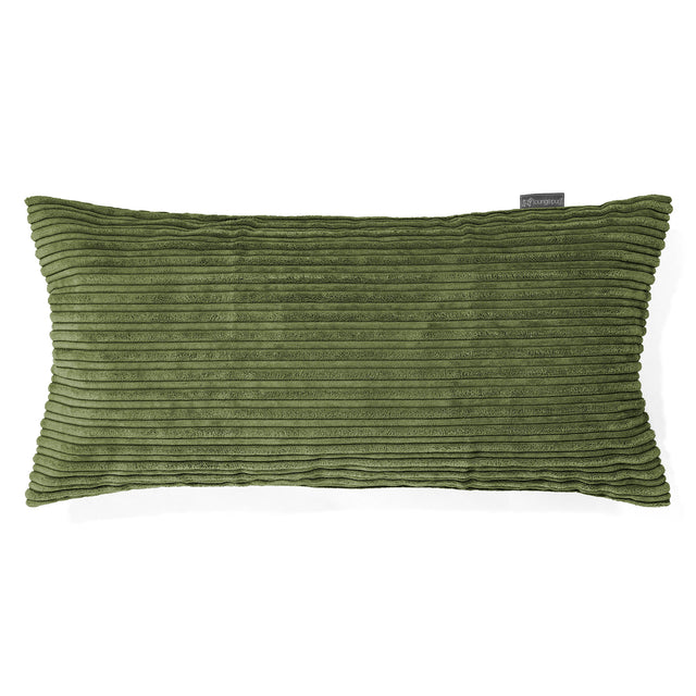 Jättimäinen Tyynynsuojus 40 x 80cm - Vakosametti Metsänvihreä 01