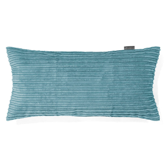 Jättimäinen Tyyny 40 x 80cm - Vakosametti Turkoosi 01