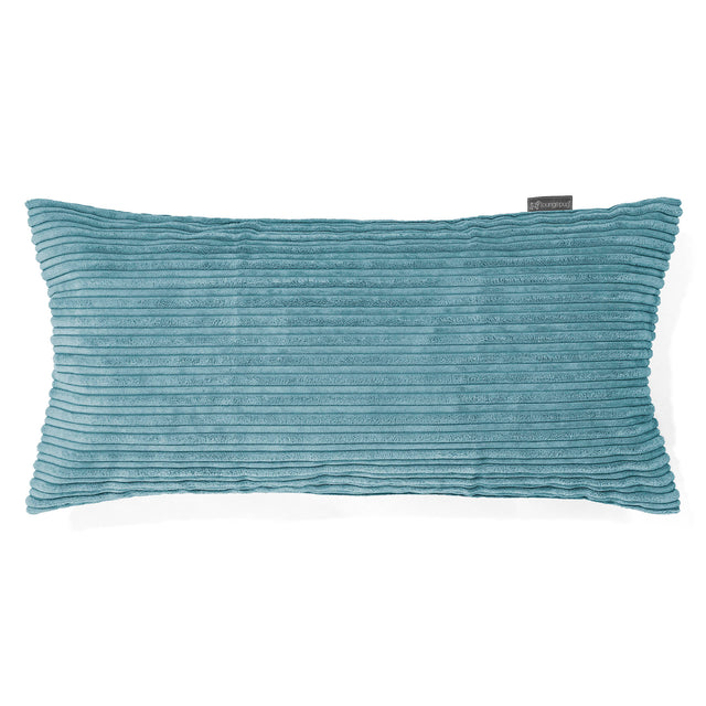 Jättimäinen Tyyny 40 x 80cm - Vakosametti Turkoosi 01