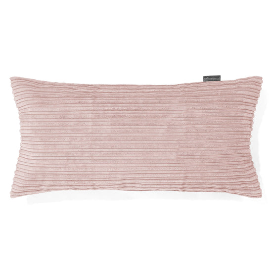 Jättimäinen Tyyny 40 x 80cm - Vakosametti Vaaleanpunainen 01