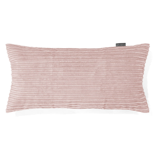 Jättimäinen Tyyny 40 x 80cm - Vakosametti Vaaleanpunainen 01