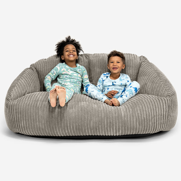 Jättimäinen Bubble-sohva Lapsille 3-14 vuotta - Vakosametti Minkki 01